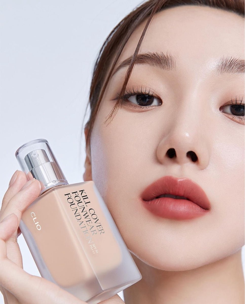 Clio Kill Cover High Glow Foundation 38g – Full Coverage & Radiant Finish for All - Day Glow - Korean Beauty KR