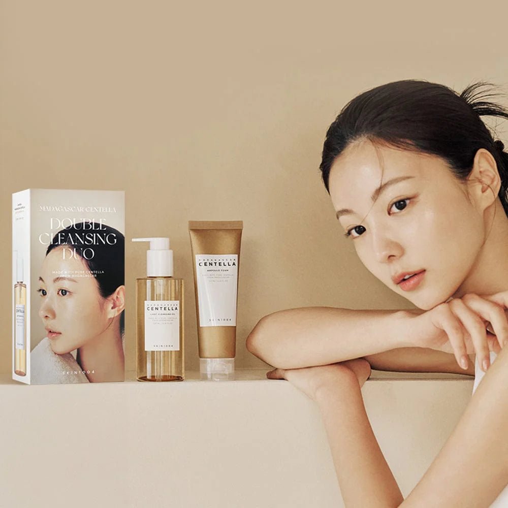 Skin1004 Madagascar Double Cleansing Duo – Gentle & Effective Cleansing Set for Clear, Refreshing Skin - Korean Beauty KR