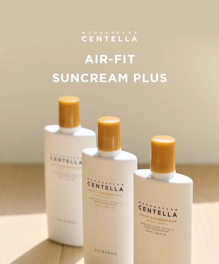 SKIN1004 Madagascar Centella Air - Fit Suncream Plus 50ml - 2 Pack - Korean Beauty KR