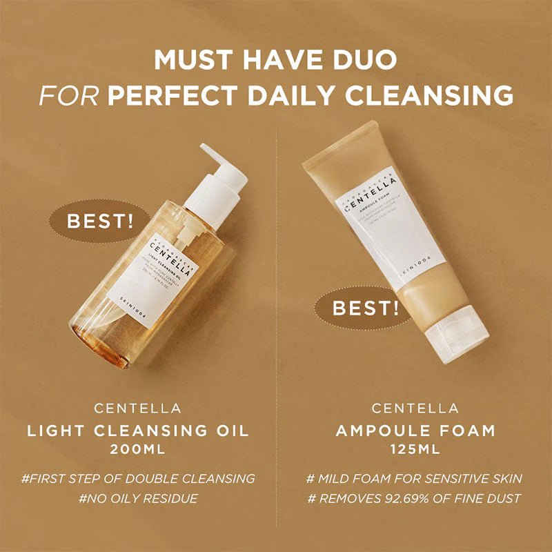 Skin1004 Madagascar Double Cleansing Duo – Gentle & Effective Cleansing Set for Clear, Refreshing Skin - Korean Beauty KR