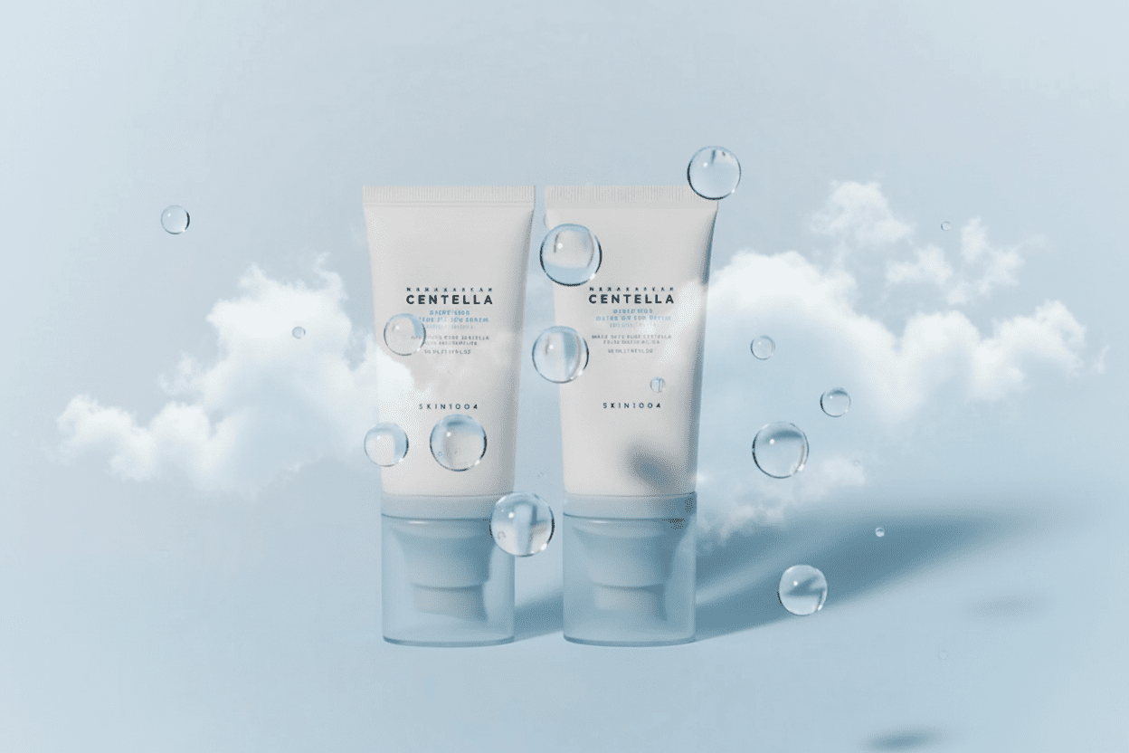 SKIN1004 Madagascar Centella Hyalu - Cica Water - Fit Sun Serum 50mL*2ea - Korean Beauty KR