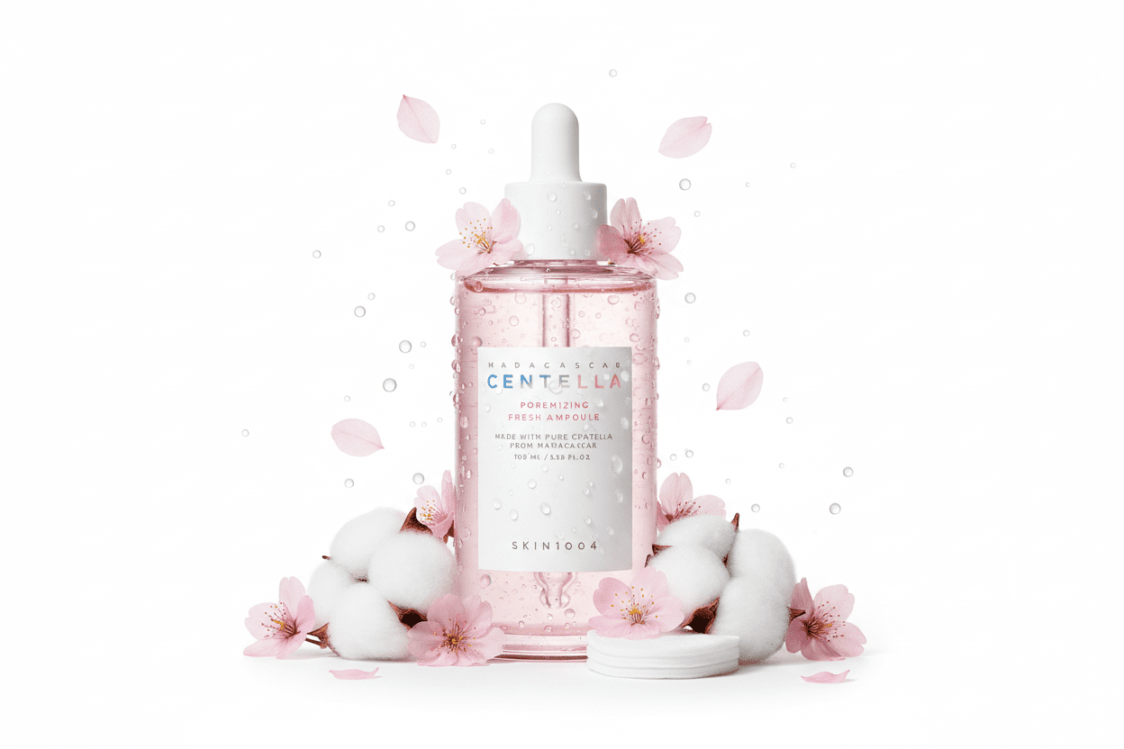 SKIN1004 Madagascar Centella Poremizing Fresh Ampoule 100ml – Pore - Refining & Hydrating Ampoule for Smooth, Clear Skin - Korean Beauty KR