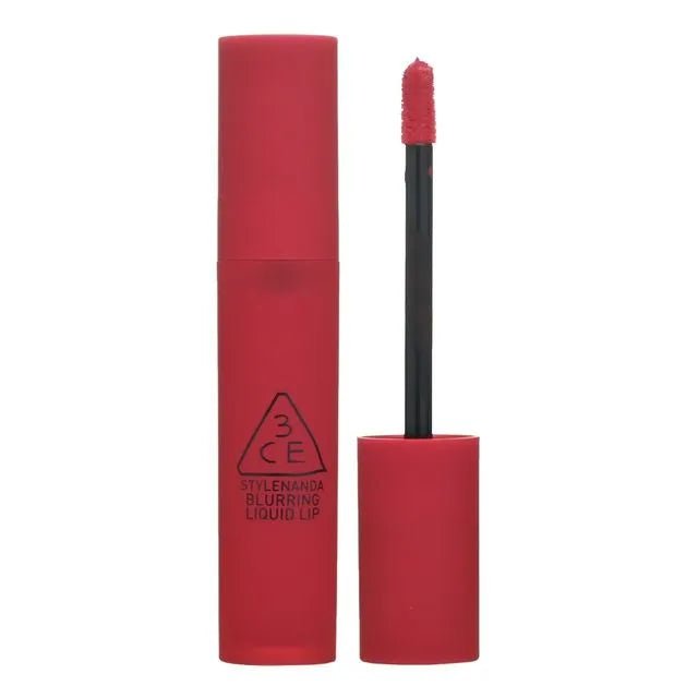 3CE Blurring Liquid Lip – Soft Matte Lipstick for Blurred, Smooth Lips with Long - Lasting Color - Korean Beauty KR