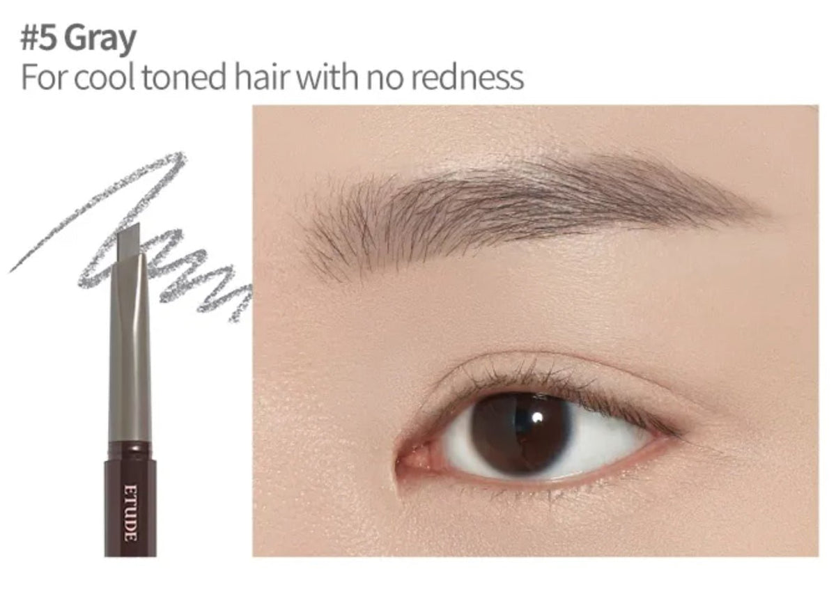 Etude House Drawing Eyes Brow Pencil – Precision Brow Pencil for Natural, Defined Eyebrows - Korean Beauty KR