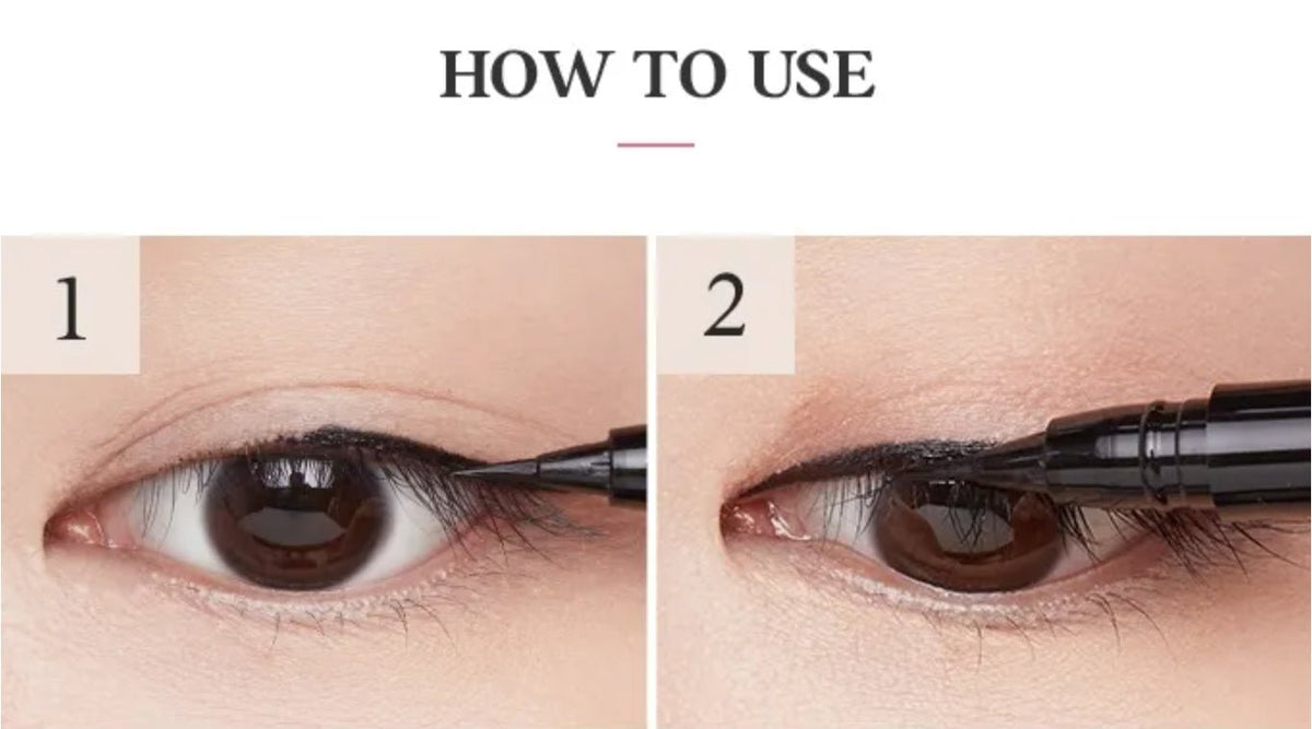 Etude House Drawing Show Brush Liner – Precise & Long - Lasting Liquid Eyeliner for Defined, Bold Eyes - Korean Beauty KR