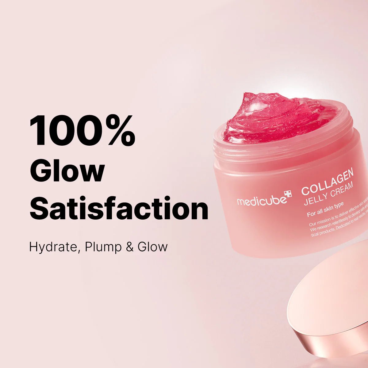 Medicube Collagen Jelly Cream With Niacinamide & Hydrolyzed Collagen – 3.71 Fl Oz, Exp 2027