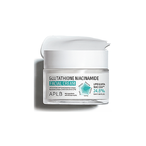APLB Glutathione Niacinamide Facial Cream 55ml – Brightening & Skin Tone Evenness with Glutathione & Niacinamide - Korean Beauty KR