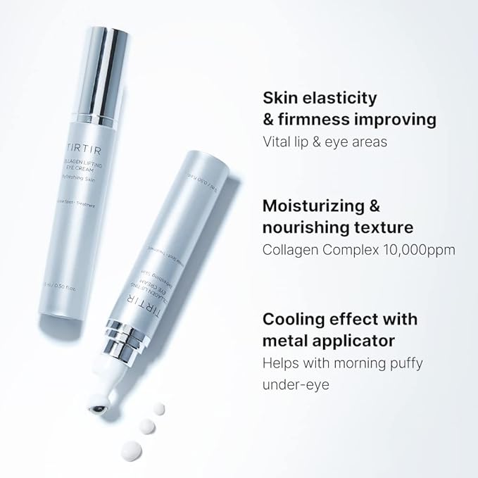 TIRTIR COLLAGEN LIFTING EYE CREAM 15ml - Korean Beauty KR