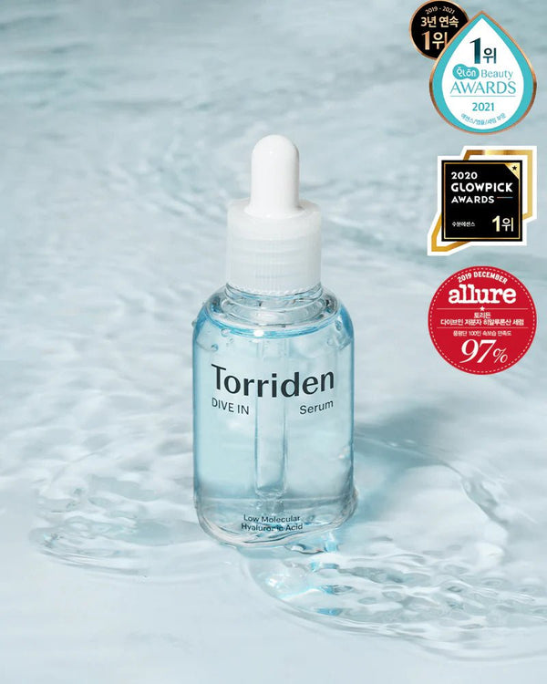 Torriden RENEW DIVE-IN Low Molecular Hyaluronic Acid Serum 50ml – Deep Hydration & Skin Rejuvenation for Smooth, Plump Skin