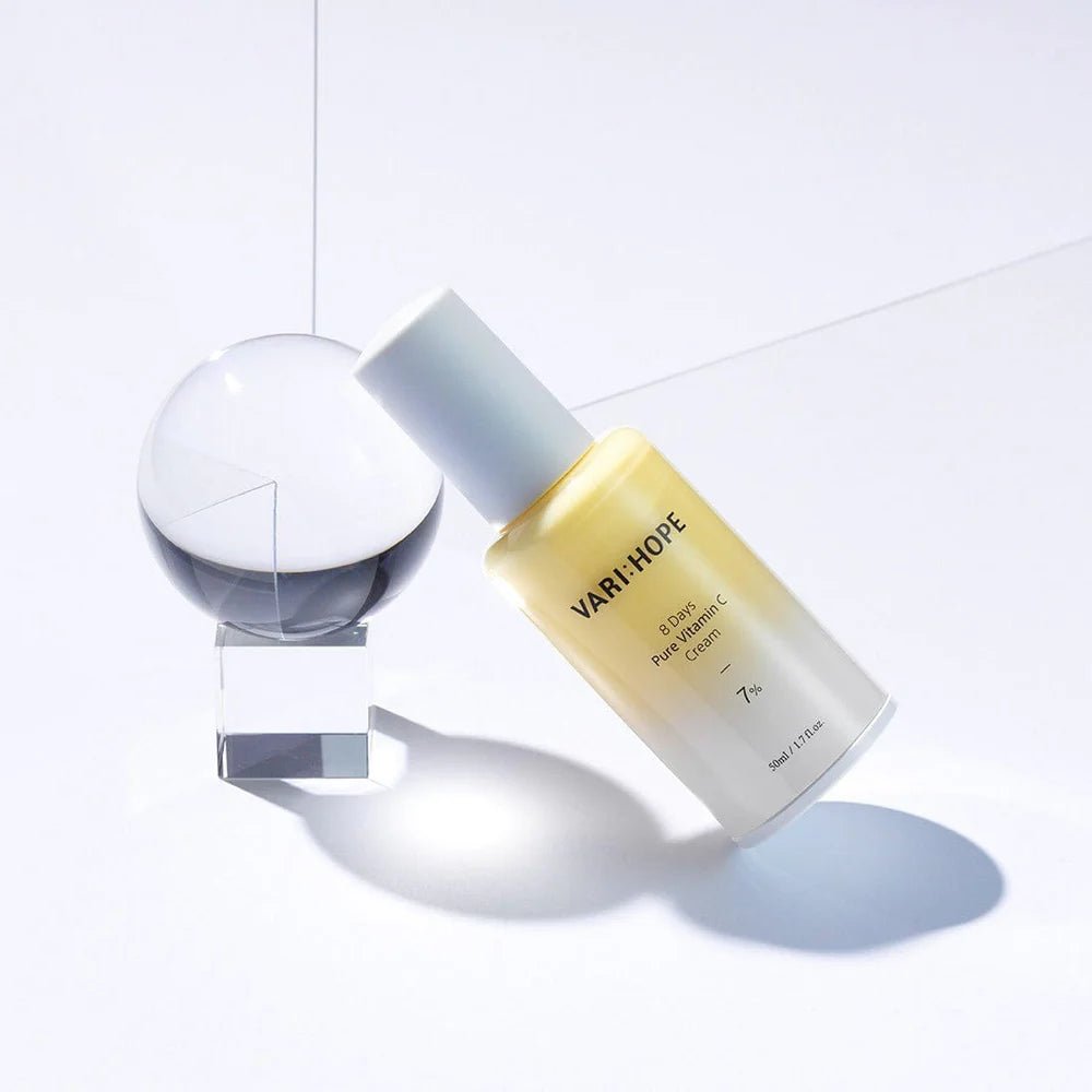 VARI:HOPE 8 Days Pure Vitamin C Cream 50ML – Brightening & Revitalizing Cream - Korean Beauty KR