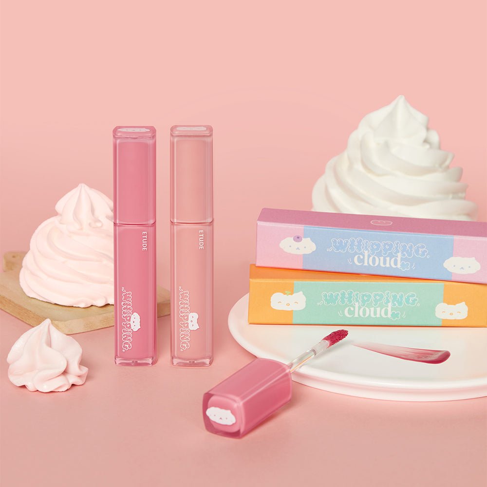 Etude House Whipping Fruity Dewy Tint 4.5g (2 Colors) – Hydrating Lip Tint for a Fresh, Glowing Look - Korean Beauty KR