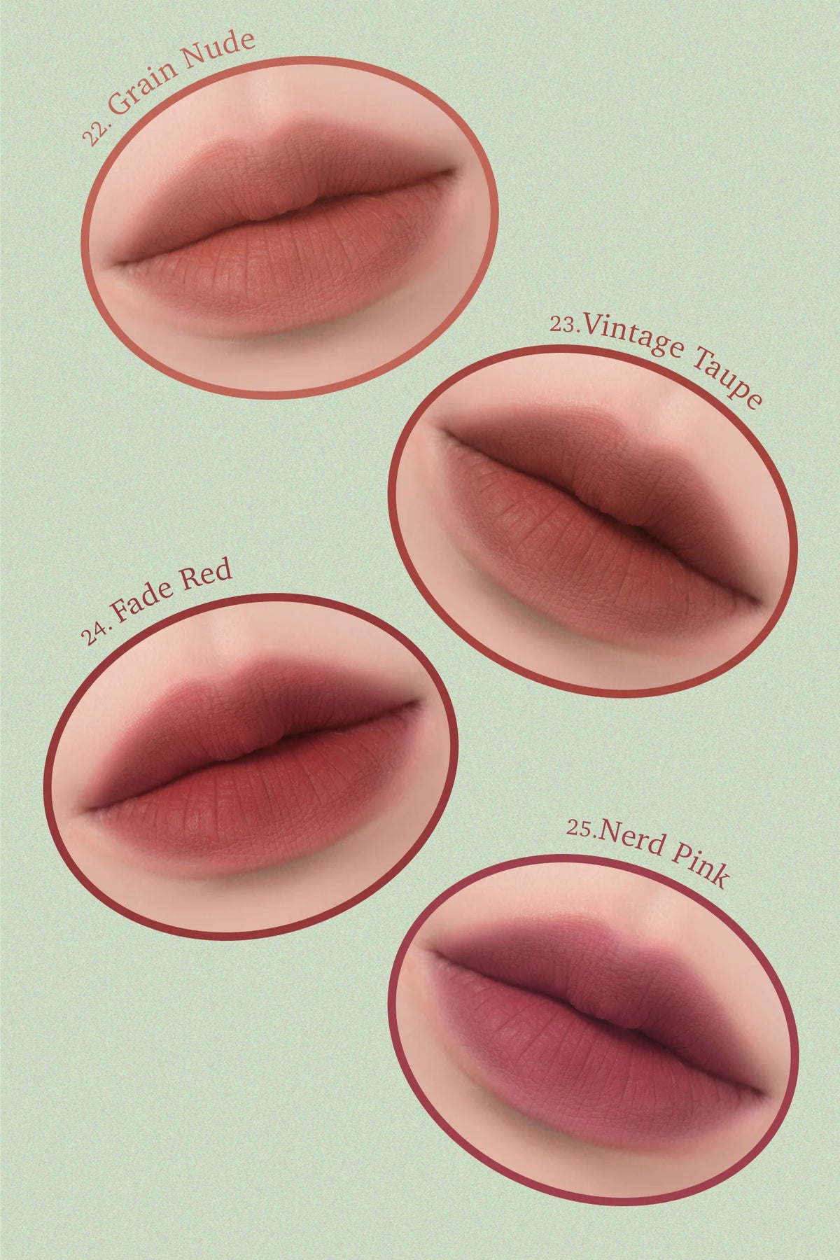 Rom&nd Zero Velvet Tint Vintage Filter Series – Long - Lasting Matte Lip Tint for Soft, Velvety Lips - Korean Beauty KR